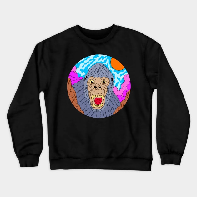 Kong Crewneck Sweatshirt by Siotinkstd